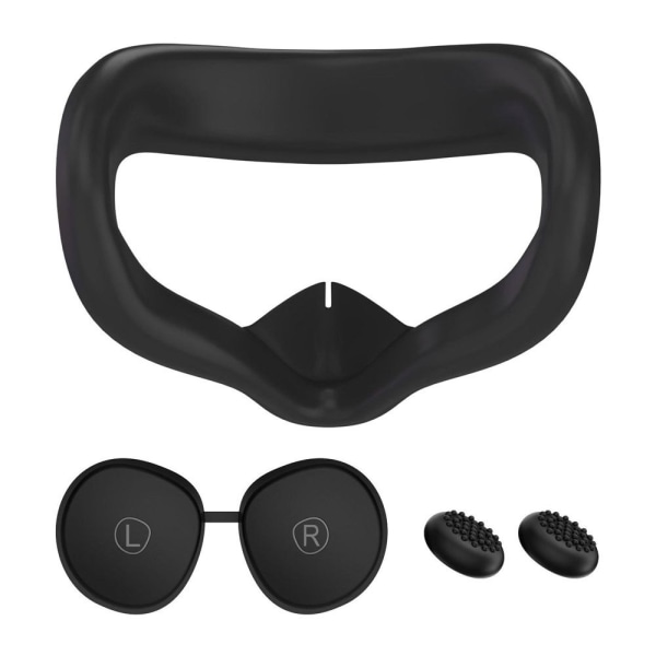 VR Face Cover VR Lens Protector SORT black