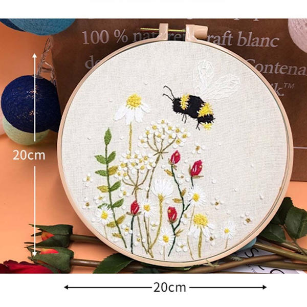 DIY Broderisæt Korsstingsæt 5 5 5