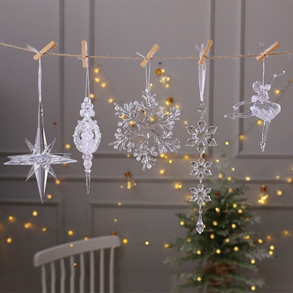 Julkristallhängen Julgransprydnader STIL 1 Style 1