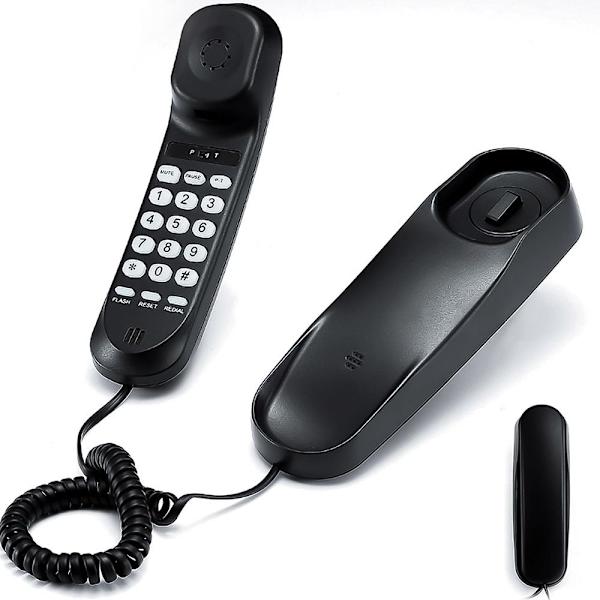 Fastnettelefoner med ledning SORT black