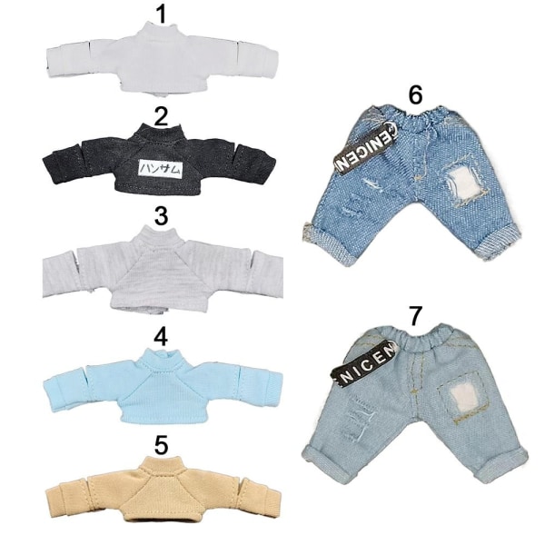 Muoti Farkut Housut Doll Casual T-paita 3 3 3