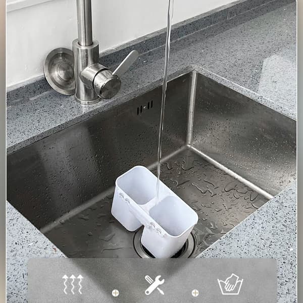 Diskställ Bestickkorg VIT WHITE