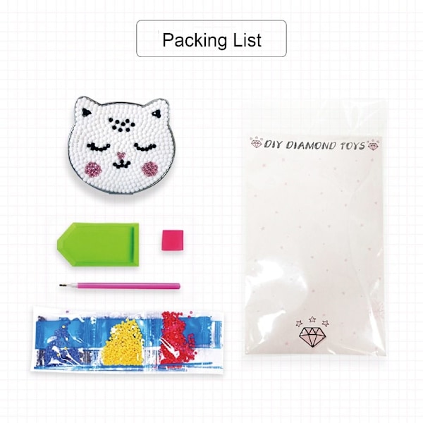 Sminkespeil Diamantmaling PIGGY PIGGY Piggy