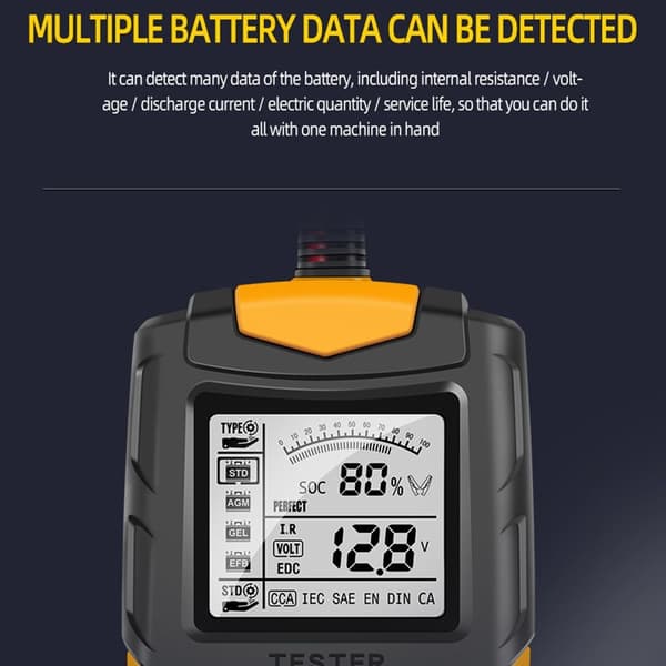 Bilbatteritester Batterianalysator ORANGE Orange