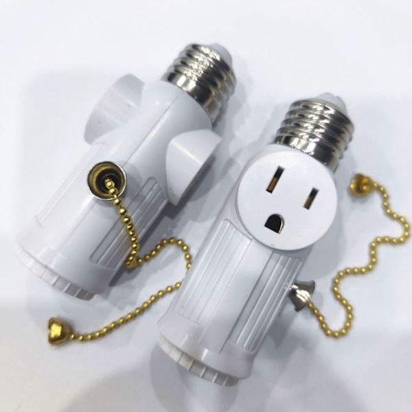 Ljusuttag Till Plugg Adapter Glödlampsuttag Adapterlampa