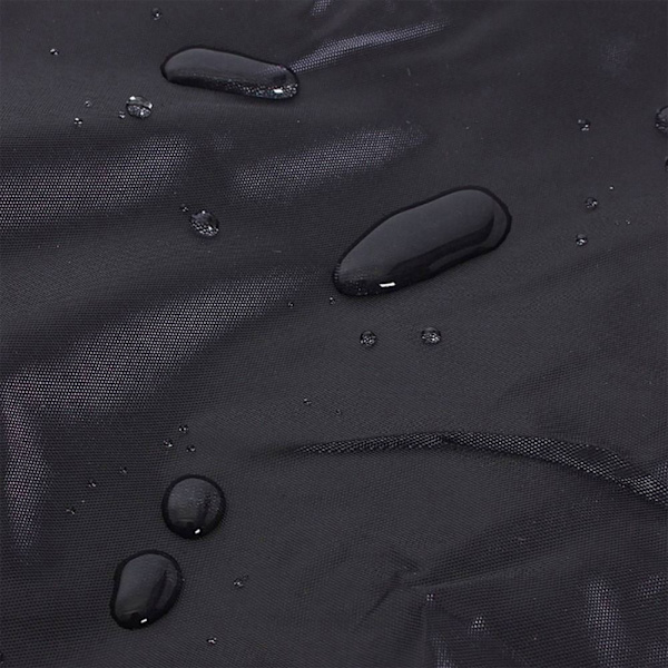 Pyöreä kylpyammeen cover uima-altaan cover MUSTA 210X30CM Black 210X30cm