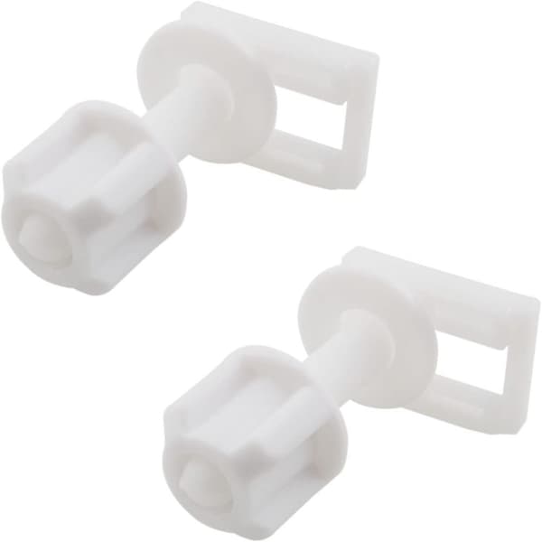 2 Pack Toalettsetebolter Muttere Set Top Mount