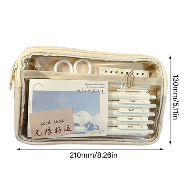 Pennepose Blyantboks HVIT White