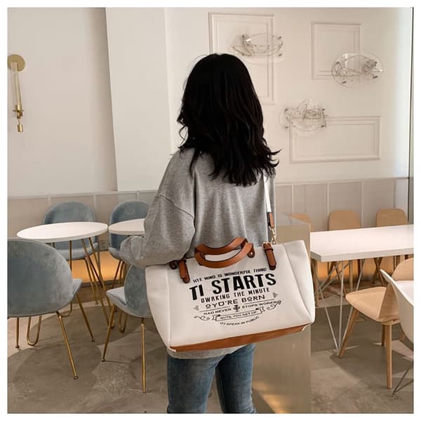 Crossbody Bag Canvas Bag BLÅ BLUE
