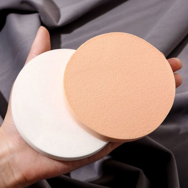 10 st Powder Puff Cosmetic NUDE nude