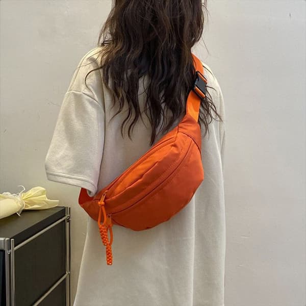 Lærredstaske Crossbody-tasker SORT Black