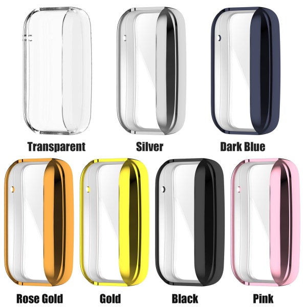 till Xiaomi Mi Band 7 Pro Soft TPU Cover Skärmskydd black