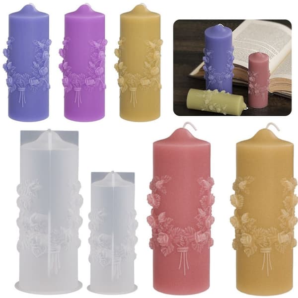 3D Cylinder Lysform Kage Resin Form LILLE small