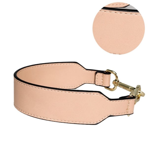 Læder håndtaske strop Firkantet clutch taske håndtag APRIKOS Apricot
