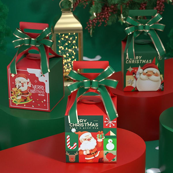 4 st julgodisask Båge presentförpackning 2 2 2