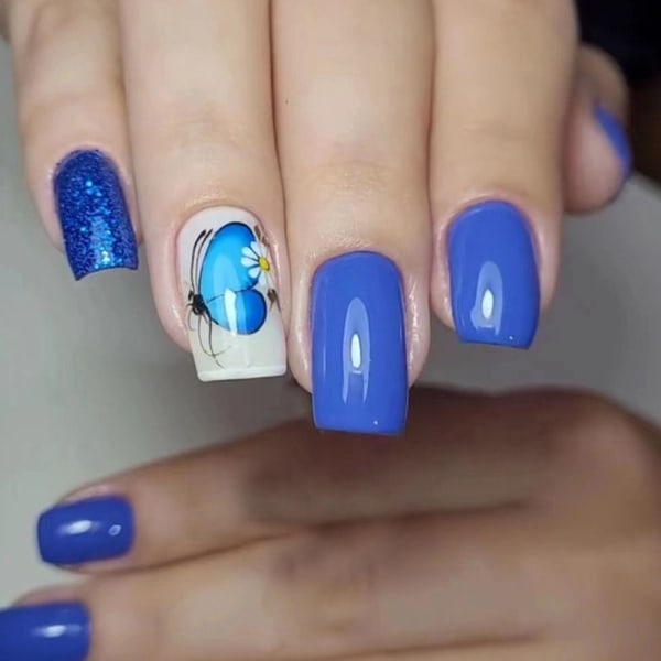 24st False Nails Long Square W485 W485 W485