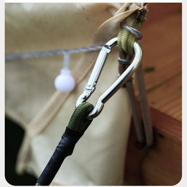 Karabinhage elastisk reb 60CM 60cm