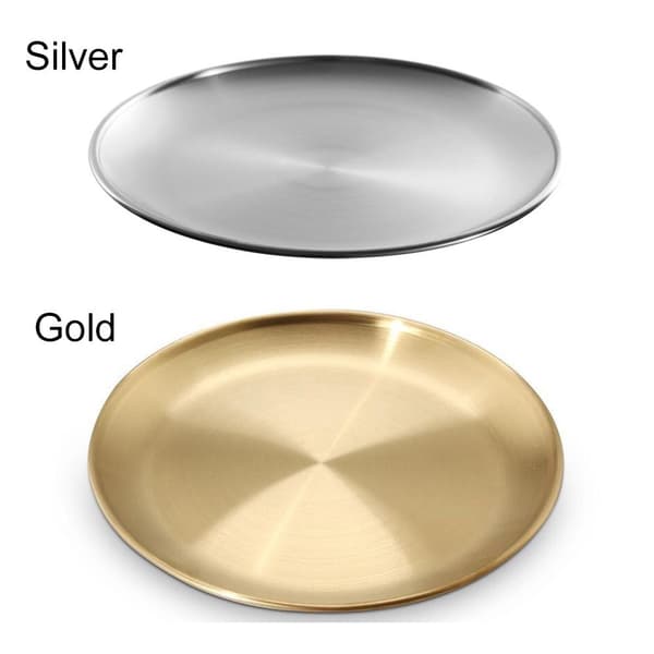 Benspottskål Grunt bricka GULD 30CM 30CM gold 30cm-30cm