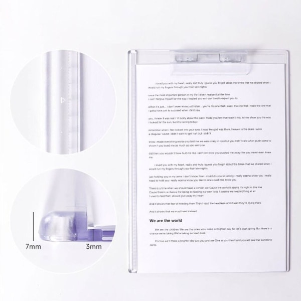 File Mappe Board utklippstavle A4 A4 A4