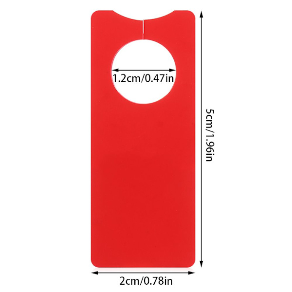 Fröplantetiketter Hängetikett RÖD 100ST/ SET 100ST/ SET red 100pcs/set-100pcs/set