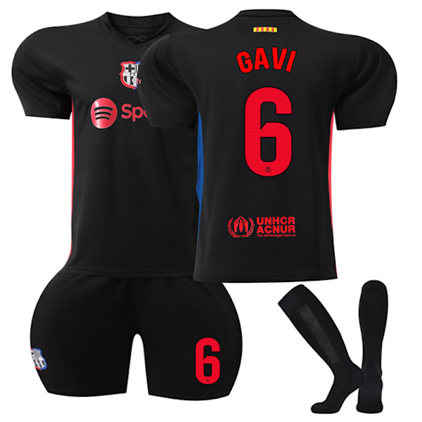 2024-2025 Barcelona Away  football shirt jersey No. 6 Gavi 16