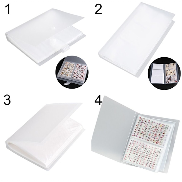 Nail Art Stickers Förvaringsbok 18,5X13CM1 1 18.5x13cm1