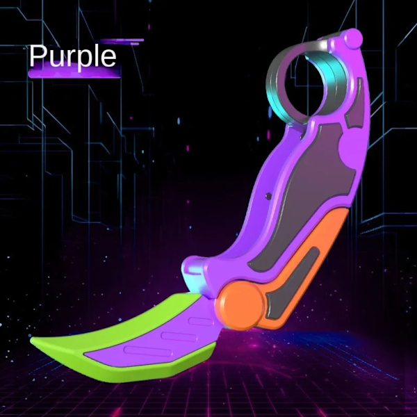 Gravity Gulrotleke Butterfly Claw LILLA purple