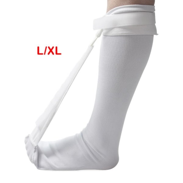 Plantar Fasciitis Socks Heel Protector WHITE L white L