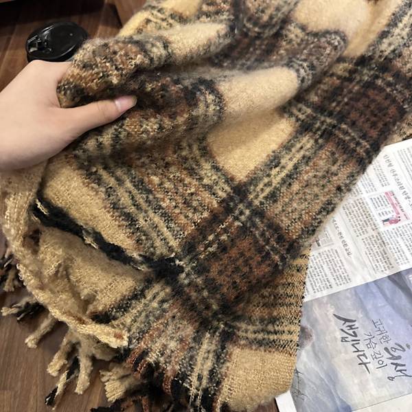 Dam Scarf Långa Scarves Tofs Sjal