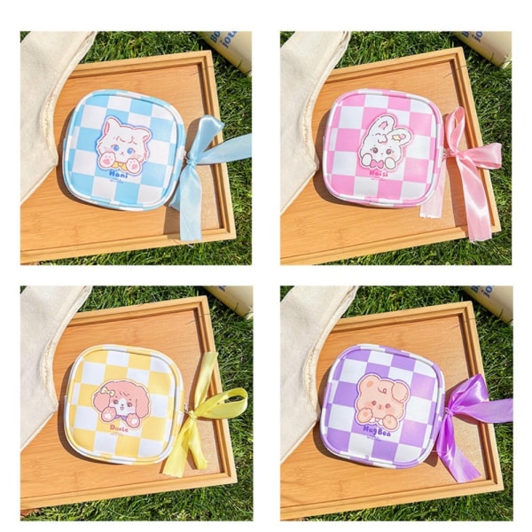 Cartoon Makeup Organizer Bärbara vattentäta förvaringsväskor BLÅ Blue