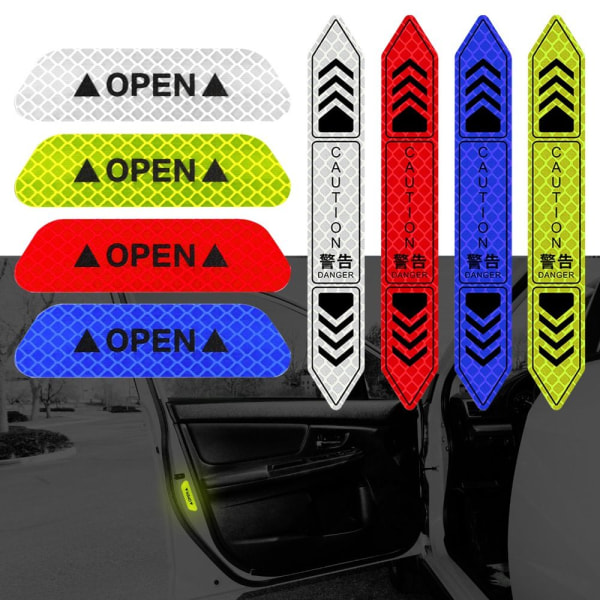 16 kpl Auton heijastava tarra Varoitustarrat VIHREÄ Green