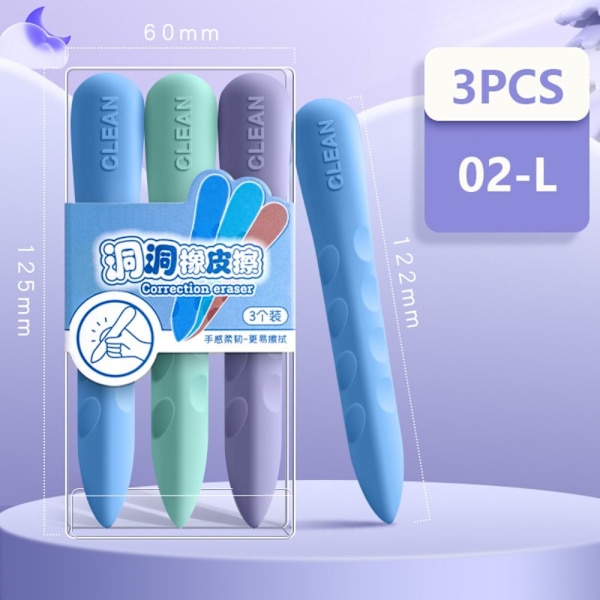 3st/kartong Enormt suddgummi Giant Eraser 02-L 02-L 02-L