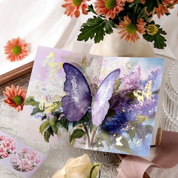 Butterfly Gratulationskort 3D Butterfly Card 2 2 2