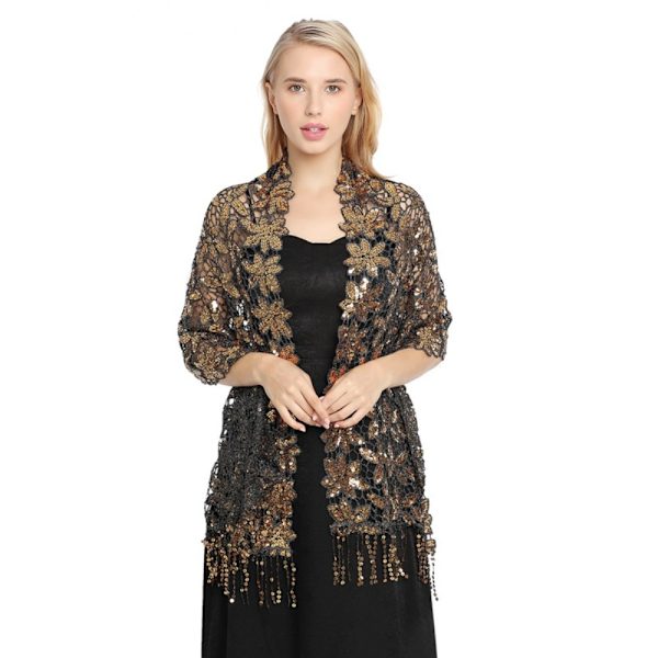 Aftenkjoler Sjal Lady Cape Wraps SORT SORT Black