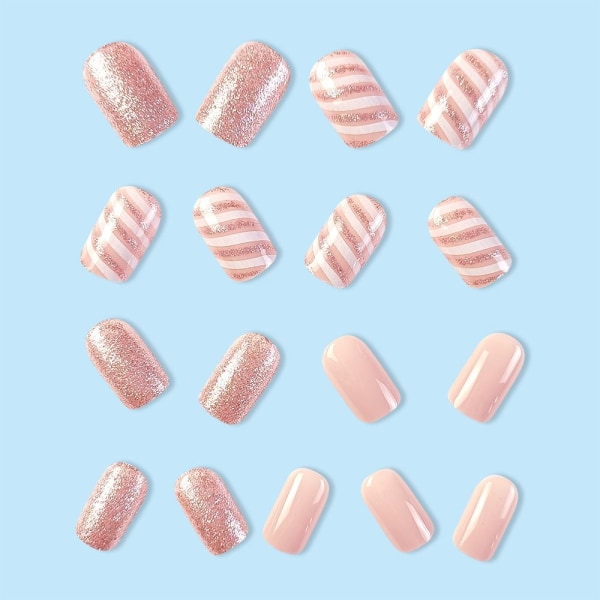 Christmas French Fake Nails False Nail 3 3 3