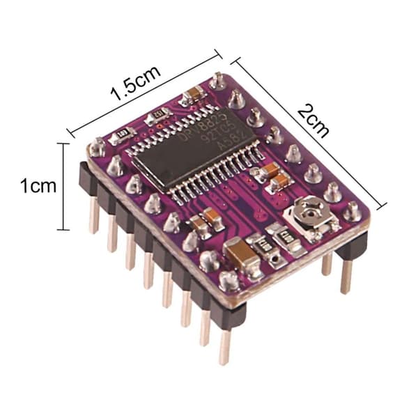 6st DRV8825 Stepper Motor Driver Module 3D-skrivargränssnitt