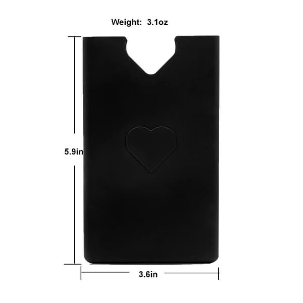 3stk Telefonholder Telefonetui Indsæt tilbehør SORT Black