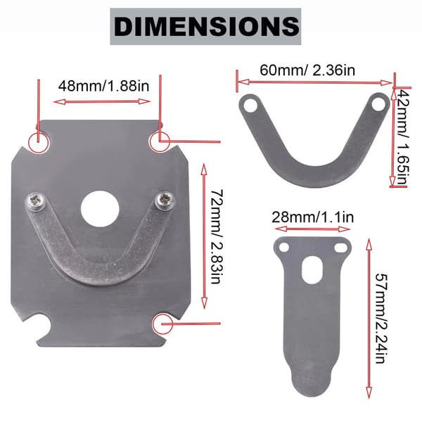 Luftkompressorventilplattasats 1 STK 1 STK 1PCS