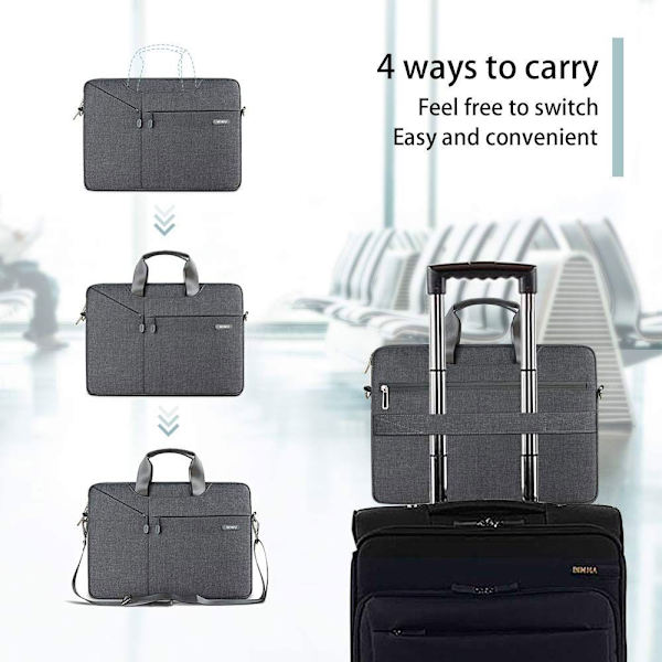Notebook-taske Laptoptaske Etui SORT 13,3 TOMME 13,3 TOMME black 13.3 inch-13.3 inch