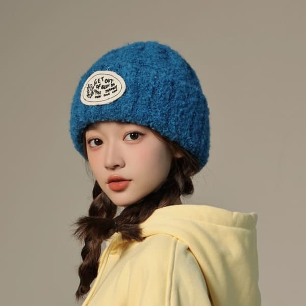 Brev Stick Hat Øre Varm Hat KAMELBRUN Camel brown