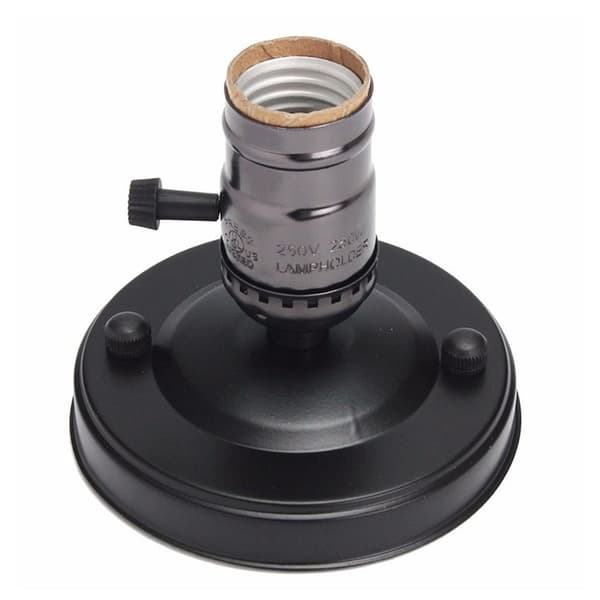 E27 E26 Lampeholder Lysskruefatning SORT1 SORT1 black1