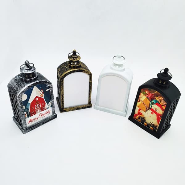 Nattljus Santa Claus Lykta SILVER silver