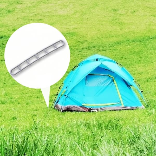 10stk Teltsnor Tauspenne Campingteltplugger Fast Stramming Gray 10pcs-10pcs