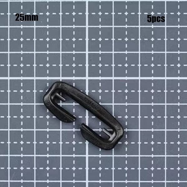 5 stk Molle Webbing Spenne Belte endeklemme 15MM 15mm