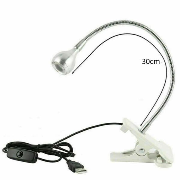 Lese-LED-lys Lysende lampe SVART（HVIT LYS） SORT（HVIT Black（white light）
