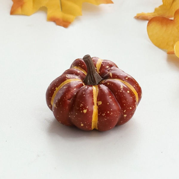 6 STK Halloween kunstig gresskar simulering rekvisitter 8 8 8