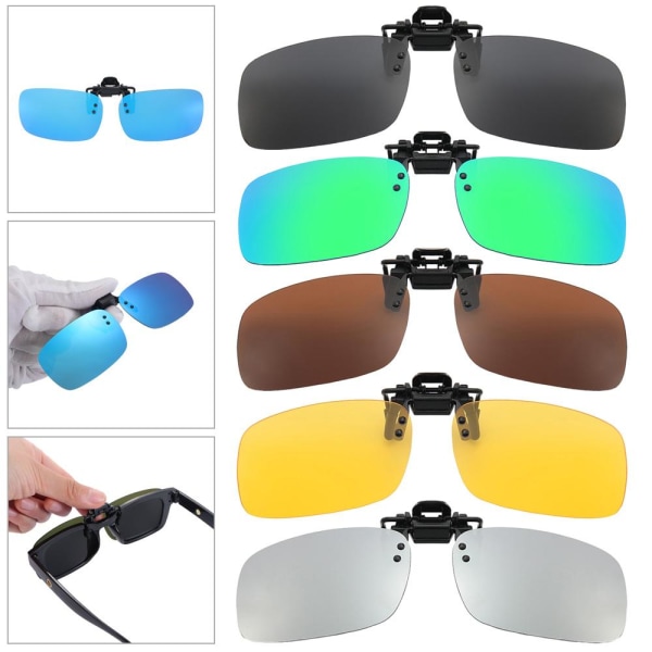 Clip-on solbriller Polarisert FOTOKROMISK FOTOKROMISK Photochromic