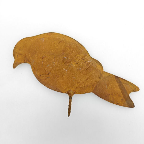 Rusty Metal Birds Bird Figurine C C C