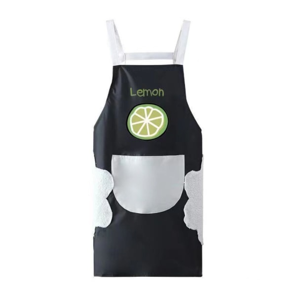 Hjem Køkkenforklæder Restaurantforklæder BLÅ CITRON CITRON blue lemon-lemon