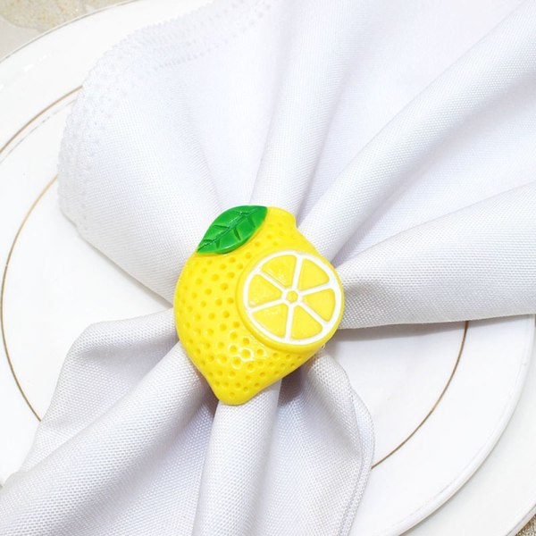 Fruit Lautasliinarenkaat Lautasliinatelineet LEMON LEMON Lemon